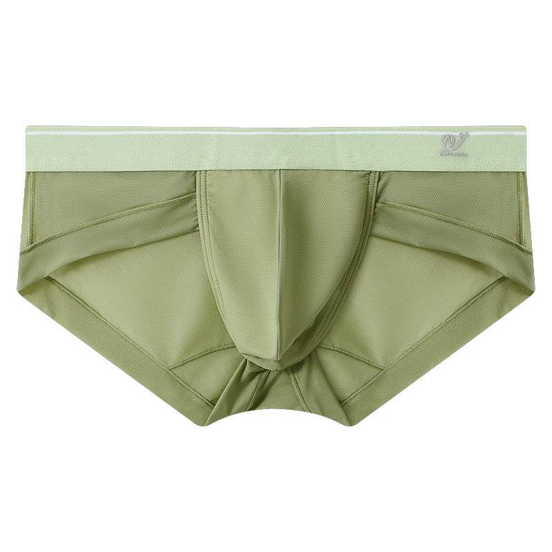 Buycenter Men's Triangle Ice Silk Shorts - Quick Dry, Solid Colors Available - Buy Center US