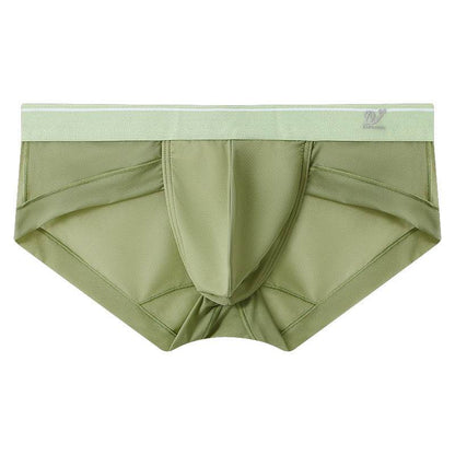 Buycenter Men's Triangle Ice Silk Shorts - Quick Dry, Solid Colors Available - Buy Center US