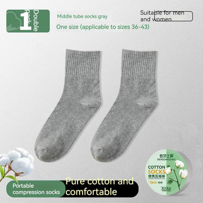 Buycenter Cotton Compression Socks - Breathable & Sweat-Absorbent Summer Wear - Buy Center US