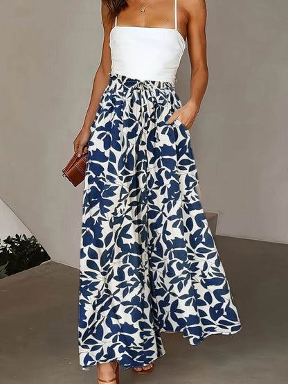 Stylish Plus Size Wide Leg Pants - Paper Bag Waist, Loose Fit Design - Buy Center US