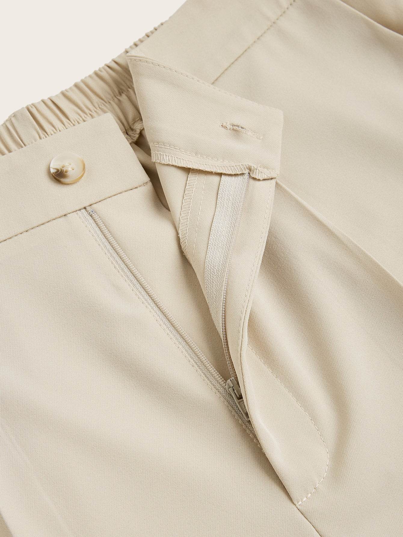 Women's Plus Size High Waist Straight Leg Trousers - Elegant & Casual - Buy Center US