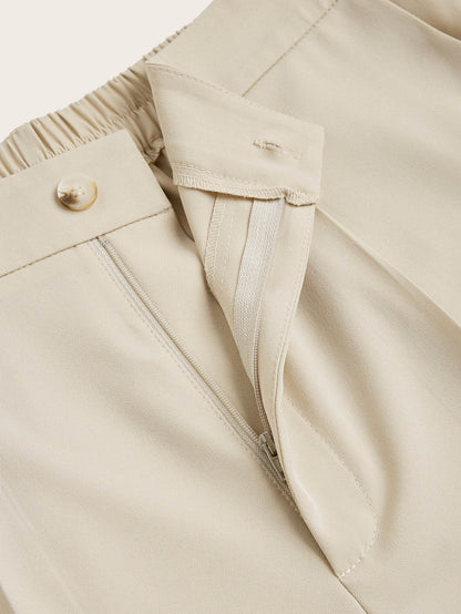 Women's Plus Size High Waist Straight Leg Trousers - Elegant & Casual - Buy Center US