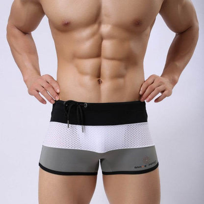 Brave Person Men's Swimming Trunks - Nylon Swim Shorts in Various Colors - Buy Center US