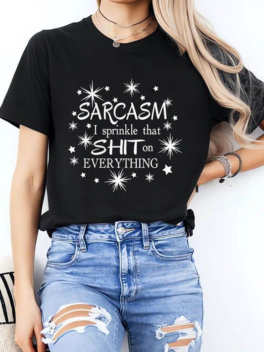Women's Printed Short Sleeve Shirt - Stylish, Comfortable, Sizes S-2XL - Buy Center US