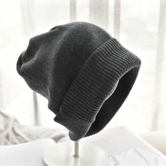 Buycenter Women's Simple Solid Color Knitted Wool Hat - Casual Style - Buy Center US