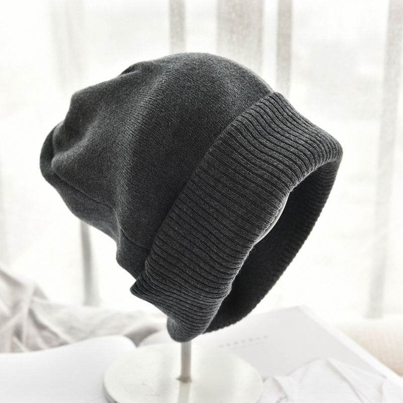 Buycenter Women's Simple Solid Color Knitted Wool Hat - Casual Style - Buy Center US