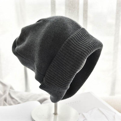 Buycenter Women's Simple Solid Color Knitted Wool Hat - Casual Style - Buy Center US