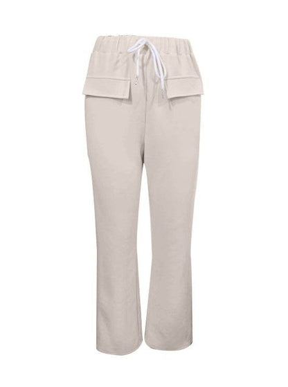Women's Casual Drawstring Sports Pants - Lightweight & Stretchy Fit - Buy Center US