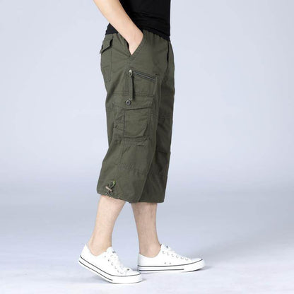 Buycenter Plus Size Summer Leggings - Loose Casual Pants with Pockets - Buy Center US