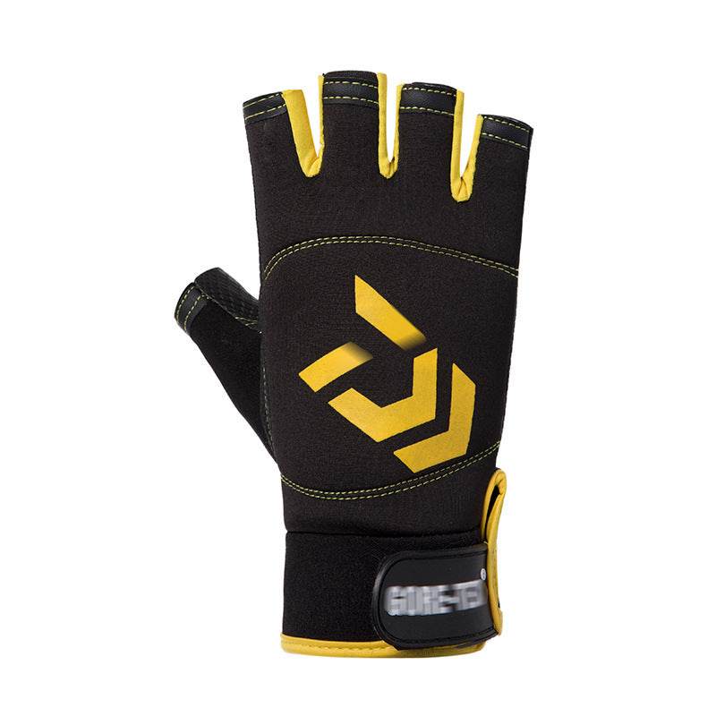 Buycenter Windproof Waterproof Fishing Gloves - Fingerless Style in Various Colors - Buy Center US