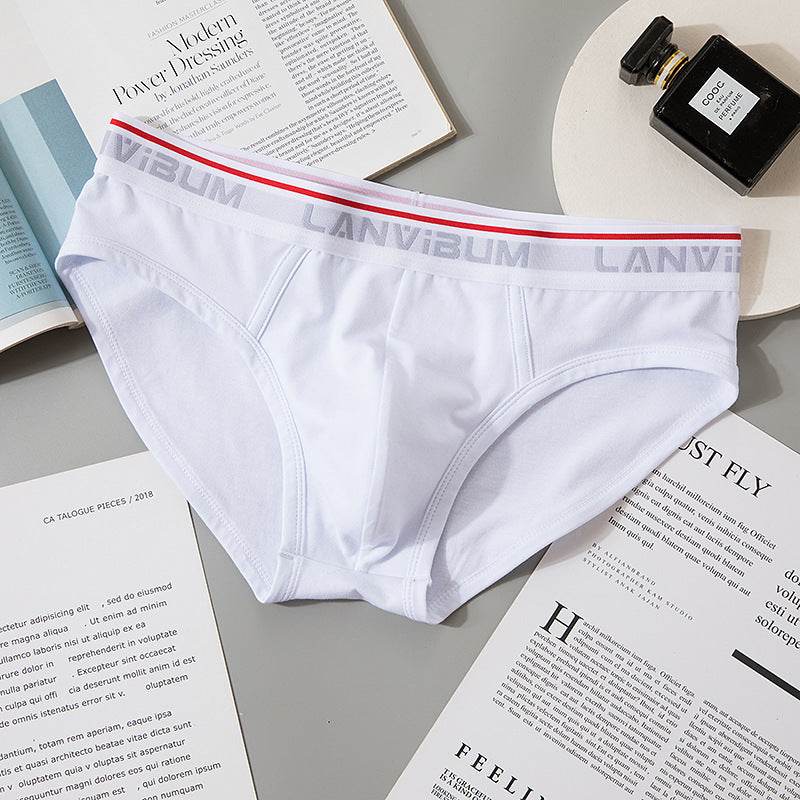 Buycenter Men's Mid-Waist Briefs - Soft Cotton, Solid Colors Available - Buy Center US
