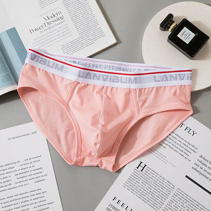 Buycenter Men's Mid-Waist Briefs - Soft Cotton, Solid Colors Available - Buy Center US
