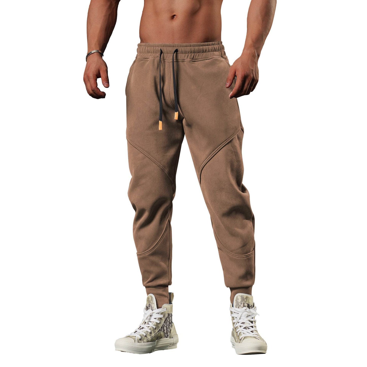 Buycenter Men's Warm Leisure Outdoor Sweatpants - Tapered & Comfortable - Buy Center US