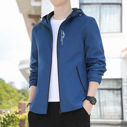 Buycenter Men's Zipper Hooded Jacket - Breathable Quick-Drying Summer Style - Buy Center US