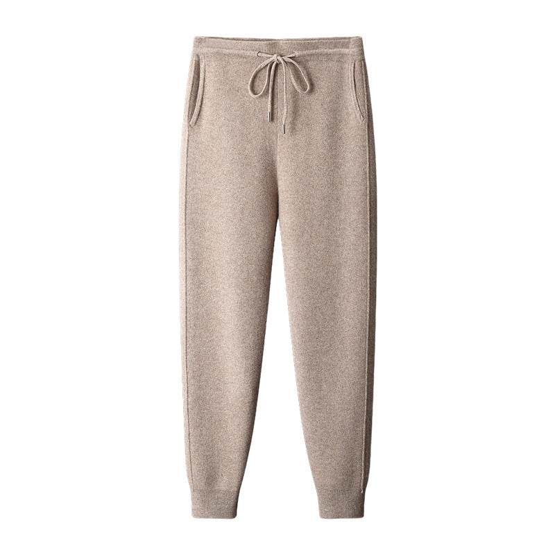 High Waist Casual Harem Pants for Men - Thickened Wool, Loose Fit - Buy Center US