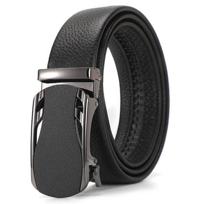 Buycenter Genuine Leather Automatic Belt for Boys - Stylish & Durable Design - Buy Center US