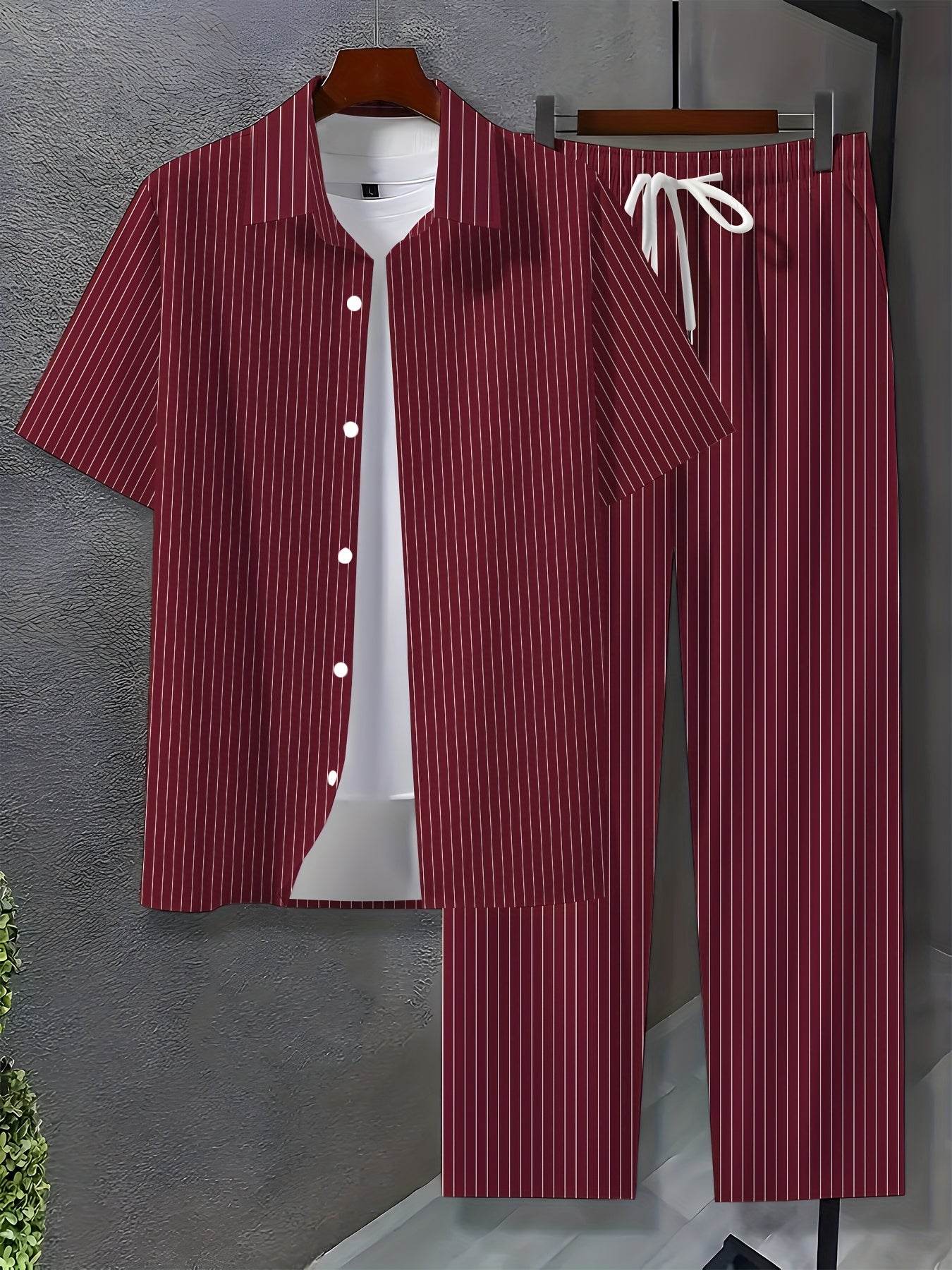 Men's Novelty Clothing Set - Casual Print Design with 100% Polyester Fabric - Buy Center US