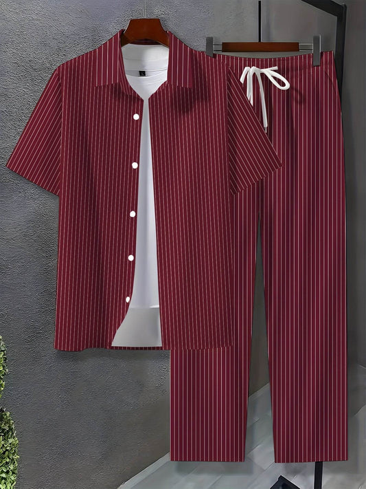 Men's Novelty Clothing Set - Casual Print Design with 100% Polyester Fabric - Buy Center US