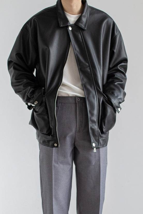 Buycenter Black Chic Leather Jacket for Men - Trendy & Stylish Look - Buy Center US