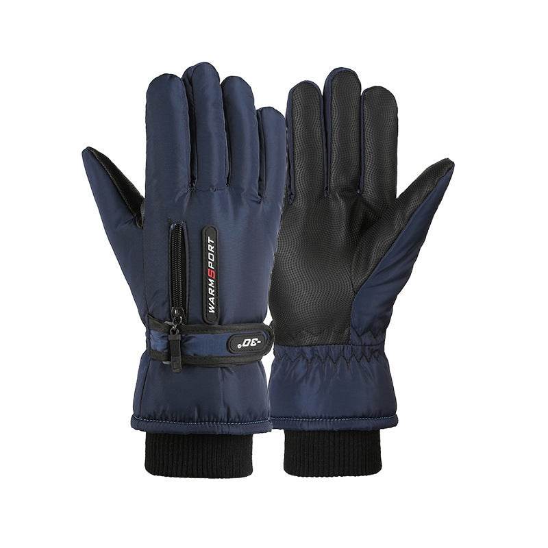 Buycenter Padded Windproof Gloves - Fleece Lined for Outdoor Cycling - Buy Center US
