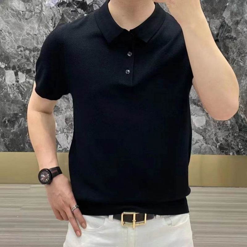 Affordable Men's Polo Shirt - Casual Luxury Pineapple Pattern, Short Sleeve - Buy Center US