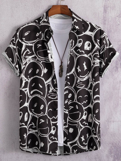 Men's 3D Printed Hawaiian Cardigan Shirt - Plus Size & Loose Fit - Buy Center US