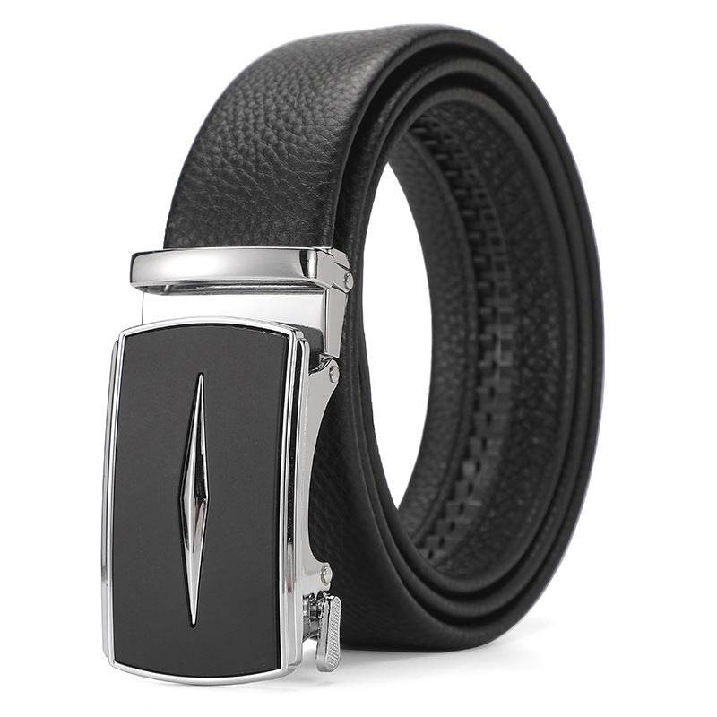 Buycenter Genuine Leather Automatic Belt for Boys - Stylish & Durable Design - Buy Center US