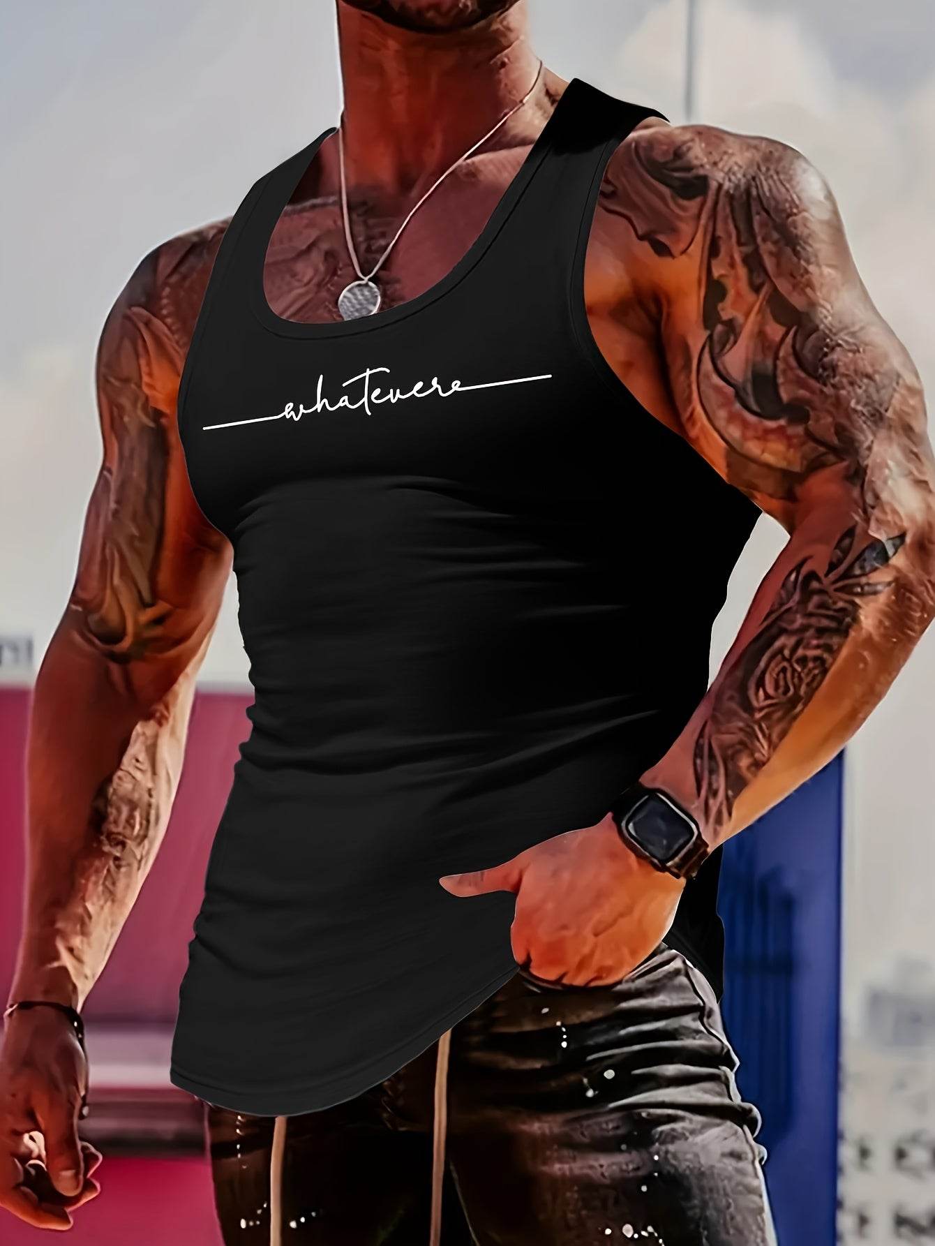 MBD Men's Quick Dry Breathable Tank Top - Moisture-Wicking Athletic Vest - Buy Center US