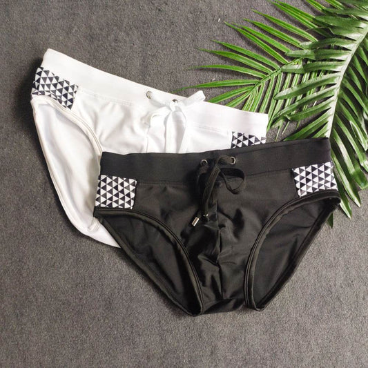 Buycenter Black & White Bikini Briefs with Cups - Sports & Swim Ready - Buy Center US