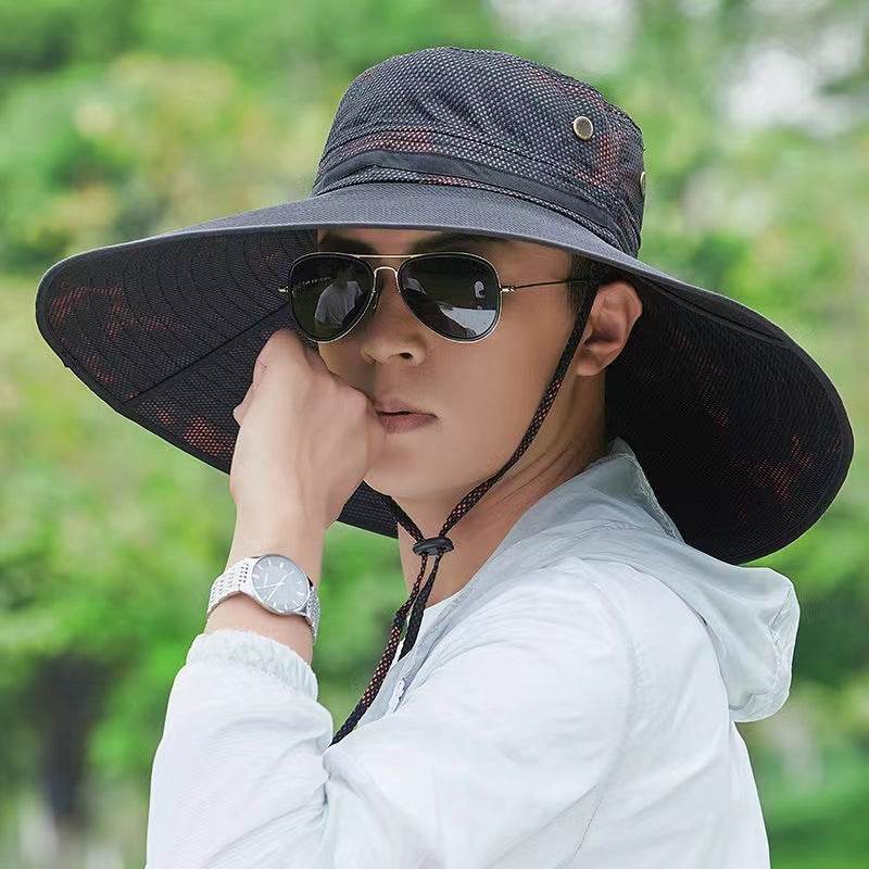 Men's Fisherman Mountaineering Sun Hat - Breathable, Windproof, Camouflage - Buy Center US