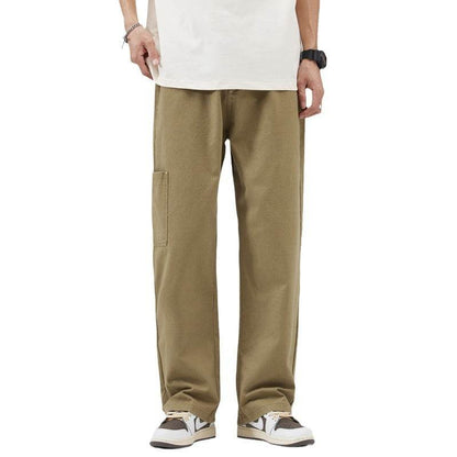 Buycenter Men's Loose Cotton Working Pants - Casual & Comfortable Fit - Buy Center US