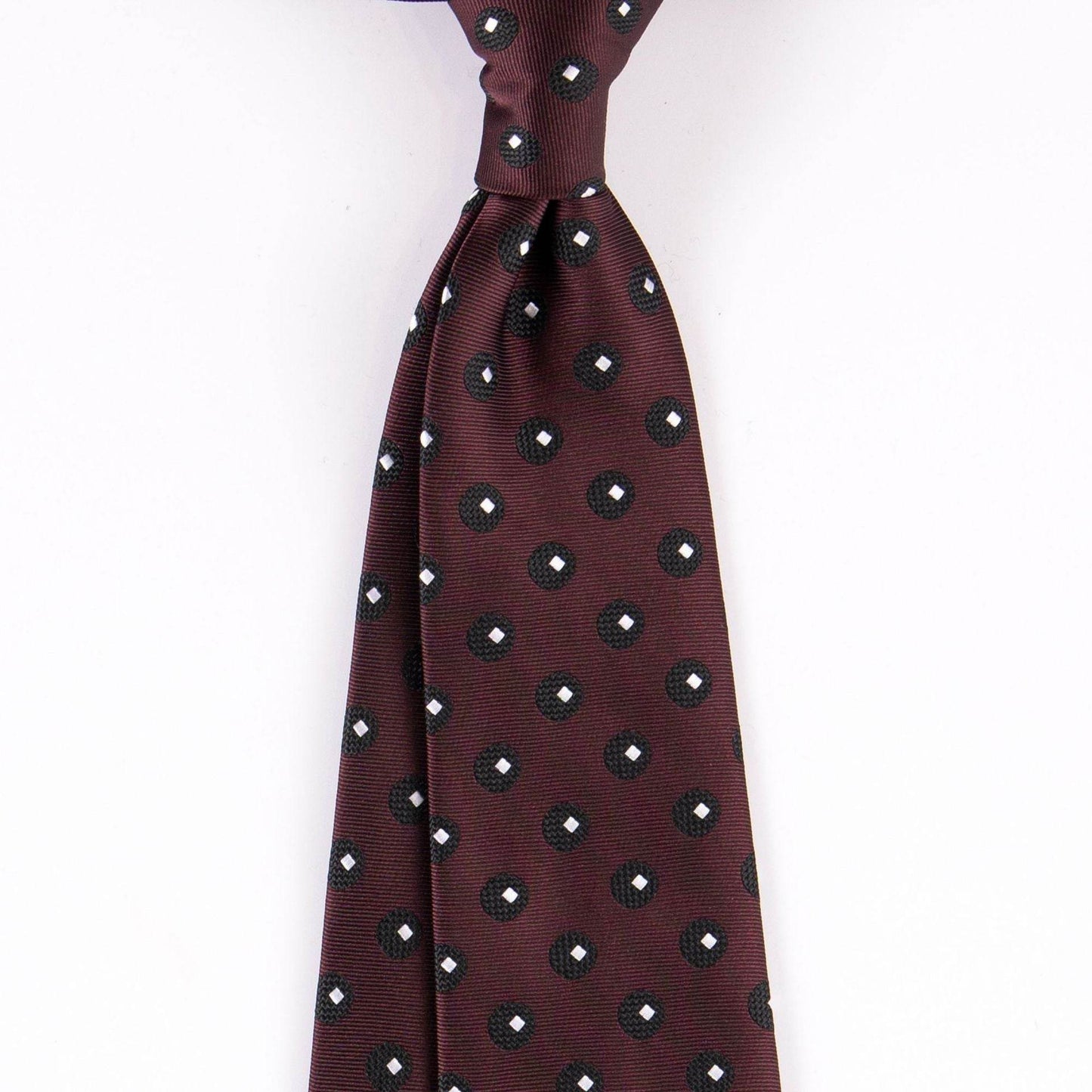 Buycenter Vintage Style Men's Tie - Jacquard Silk, 9cm Wide Design - Buy Center US