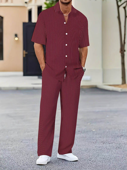 Men's Novelty Clothing Set - Casual Print Design with 100% Polyester Fabric - Buy Center US