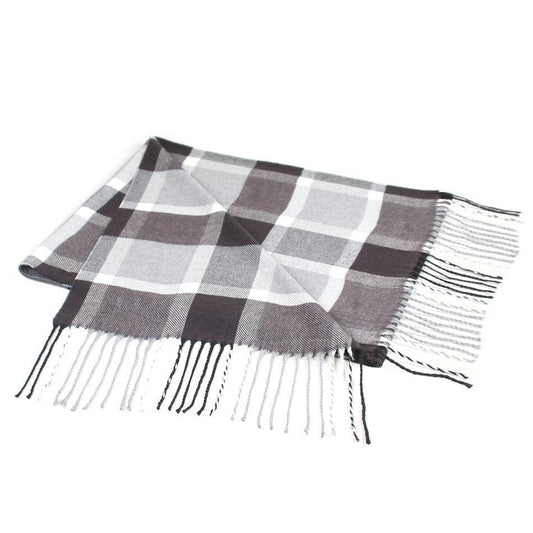 Buycenter Men's Casual Plaid Scarf - Warm Imitation Cashmere Style - Buy Center US