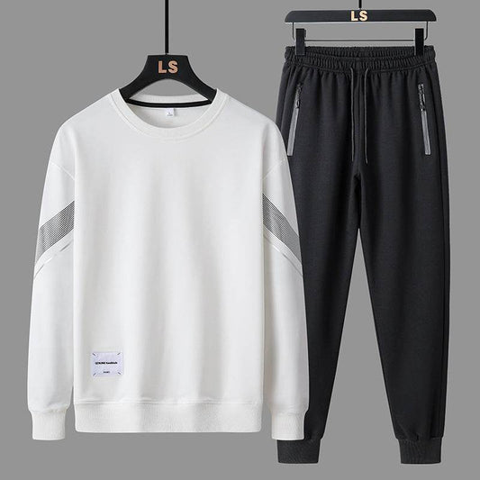 Buycenter Men's Casual Round Neck Sweater Pants - Comfort Fit Outfit - Buy Center US