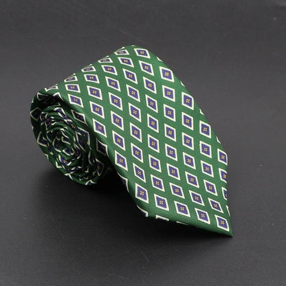 Buycenter Super Soft Silk Ties - 75mm Bohemian Necktie for Men - Buy Center US