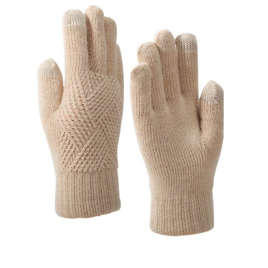 Double Layer Thermal Touch Screen Gloves - Windproof & Fleece-Lined Winter Wear - Buy Center US