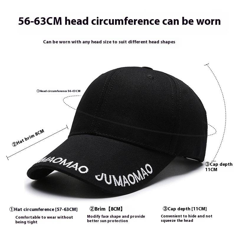 Men's Summer Korean Style Baseball Cap - Adjustable, Breathable Cotton - Buy Center US