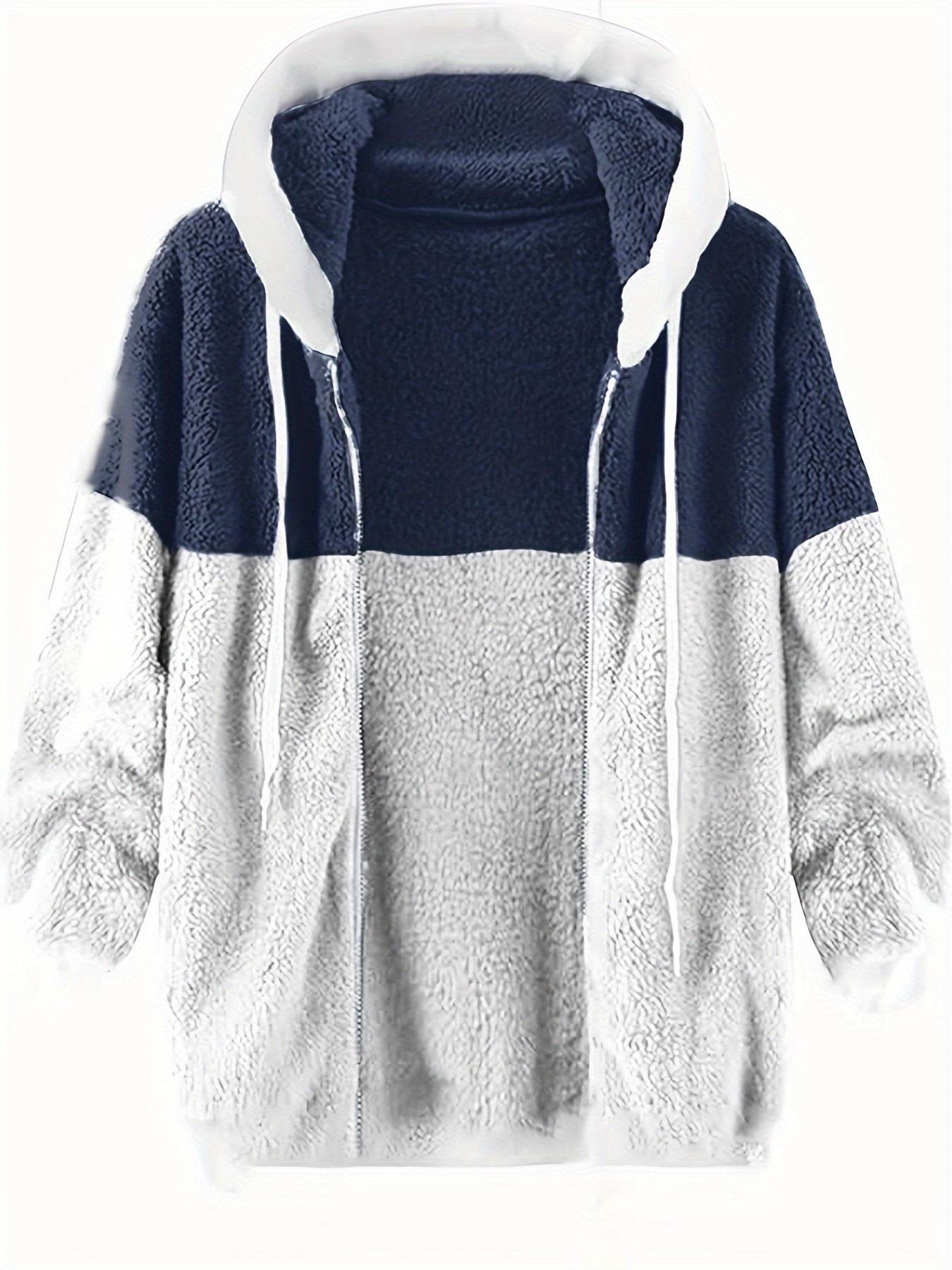 Buycenter Men's Fleece Thermal Jacket - Double-sided, Loose Fit, Regular Length - Buy Center US
