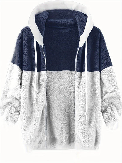 Buycenter Men's Fleece Thermal Jacket - Double-sided, Loose Fit, Regular Length - Buy Center US