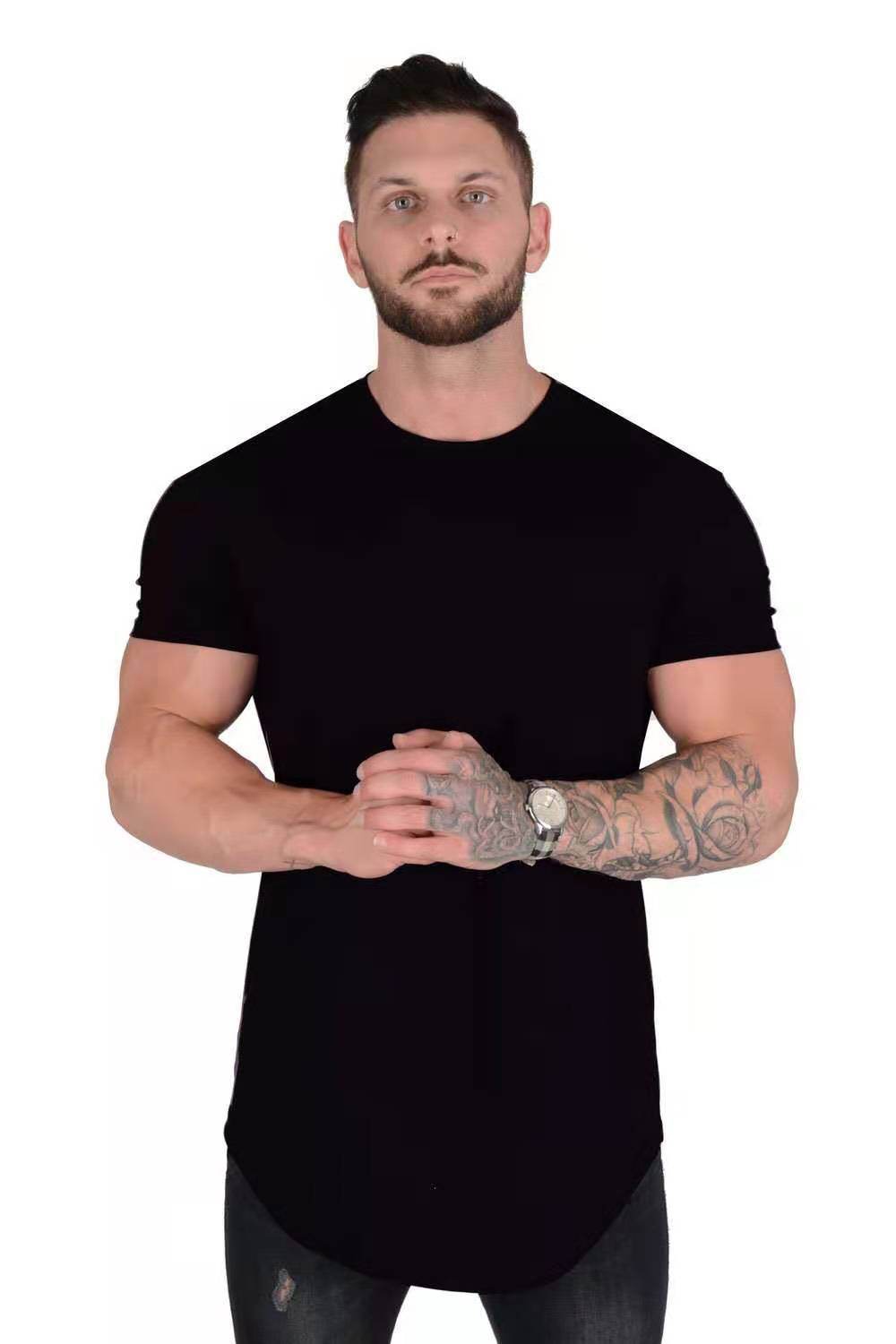 Men's Casual Sports T-Shirt - Short Sleeve Cotton Fitness Tee - Buy Center US