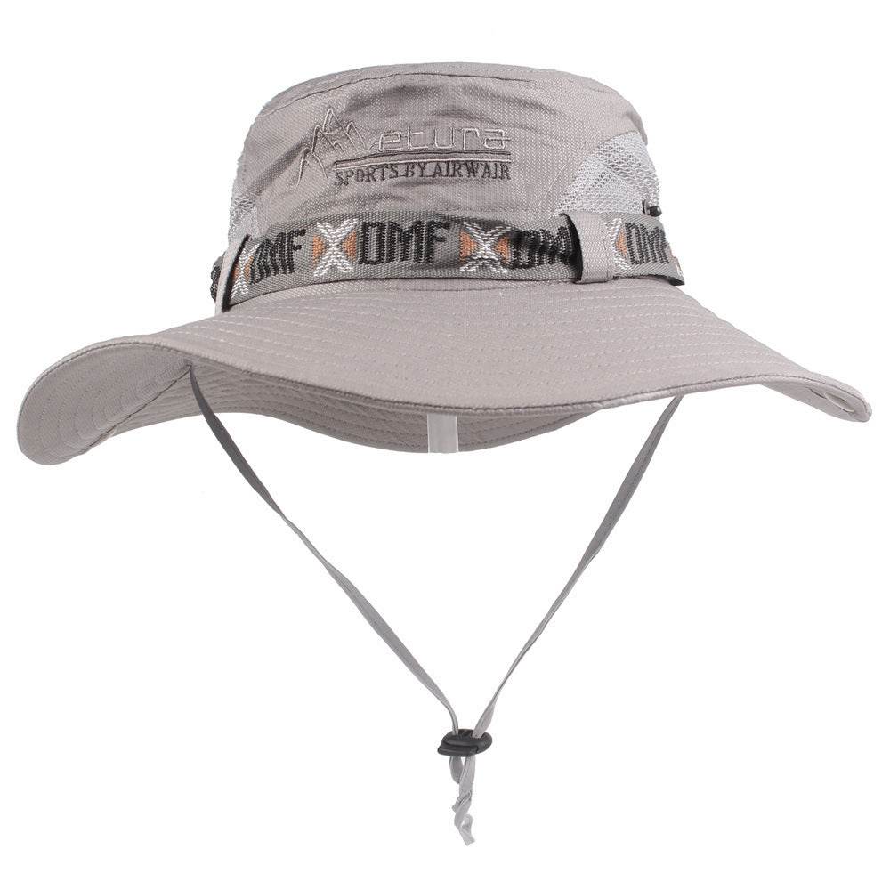 Men's Cotton Outdoor Sunshade Hat - Waterproof, Windproof, Bucket Style - Buy Center US