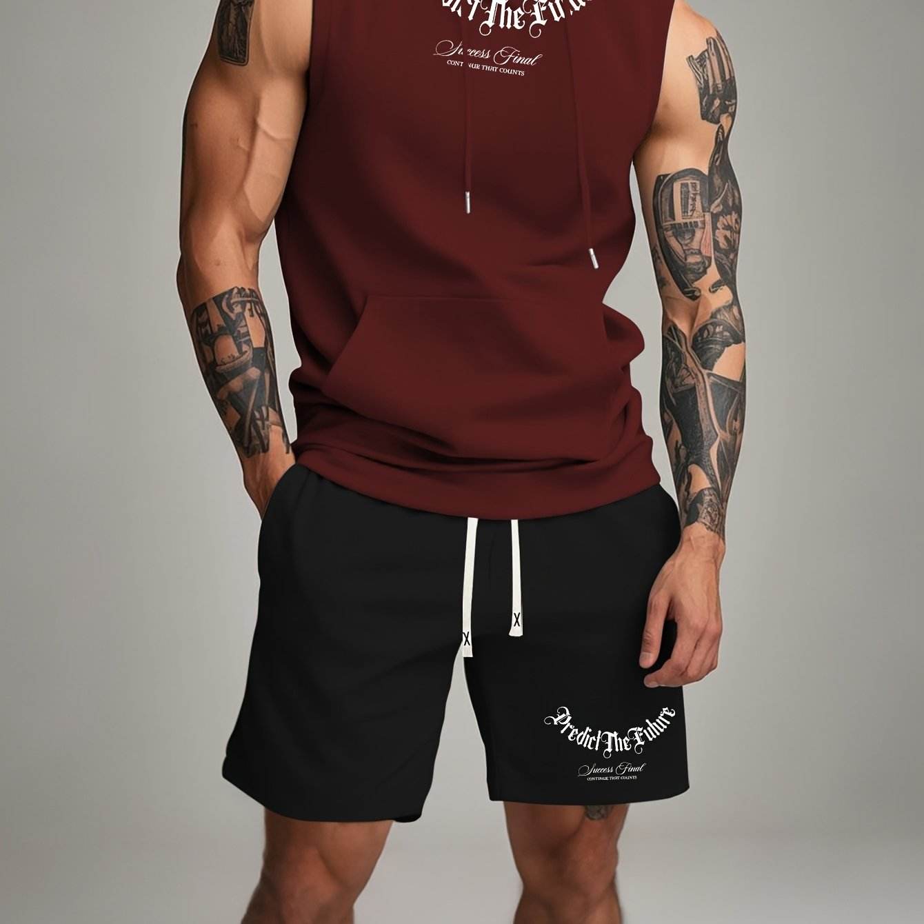 Summer Casual Sports Hoodie & Shorts Set - Trendy Fitness Suit - Buy Center US
