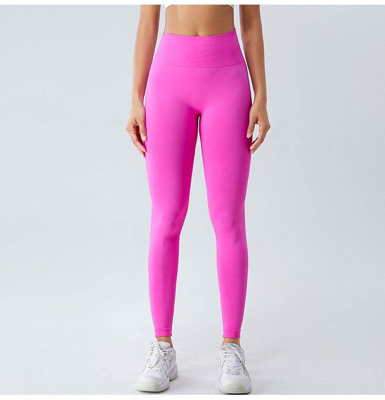 Women's Peach Seamless Running Pants - Outdoor Fitness Tights - Buy Center US