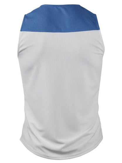 Men's Vintage Waffle Texture Tank Top - Black & White, V-Neck Style - Buy Center US