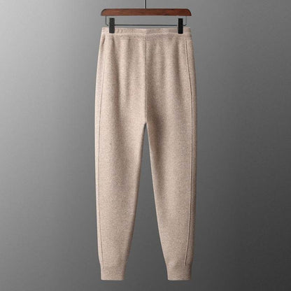 High Waist Casual Harem Pants for Men - Thickened Wool, Loose Fit - Buy Center US