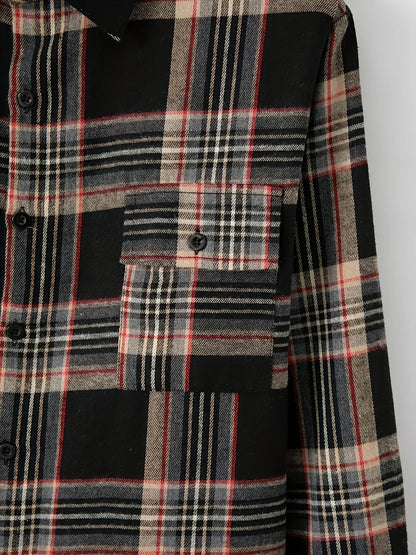 Light Luxury Men's Casual Shirt Suit - Solid Color for All Seasons - Buy Center US