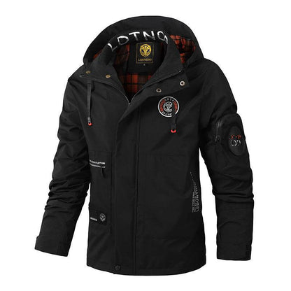 Buycenter Men's Hooded Jacket - Spring & Autumn Casual Wear - Buy Center US