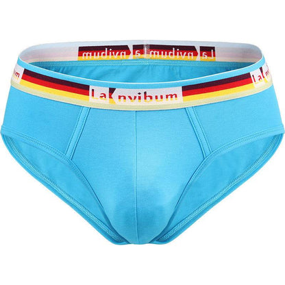 Buycenter Rainbow Cotton Briefs - Stylish Solid Colors for Men - Buy Center US