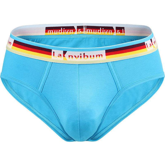Buycenter Rainbow Cotton Briefs - Stylish Solid Colors for Men - Buy Center US